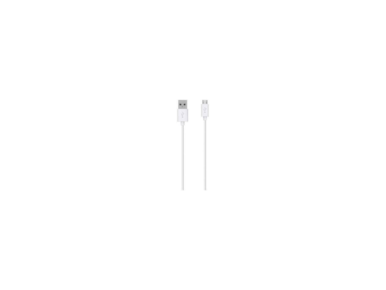 Alt View 4. Belkin - BELKIN F2CU012bt04-WHT White Micro USB Charge/Sync Cable.