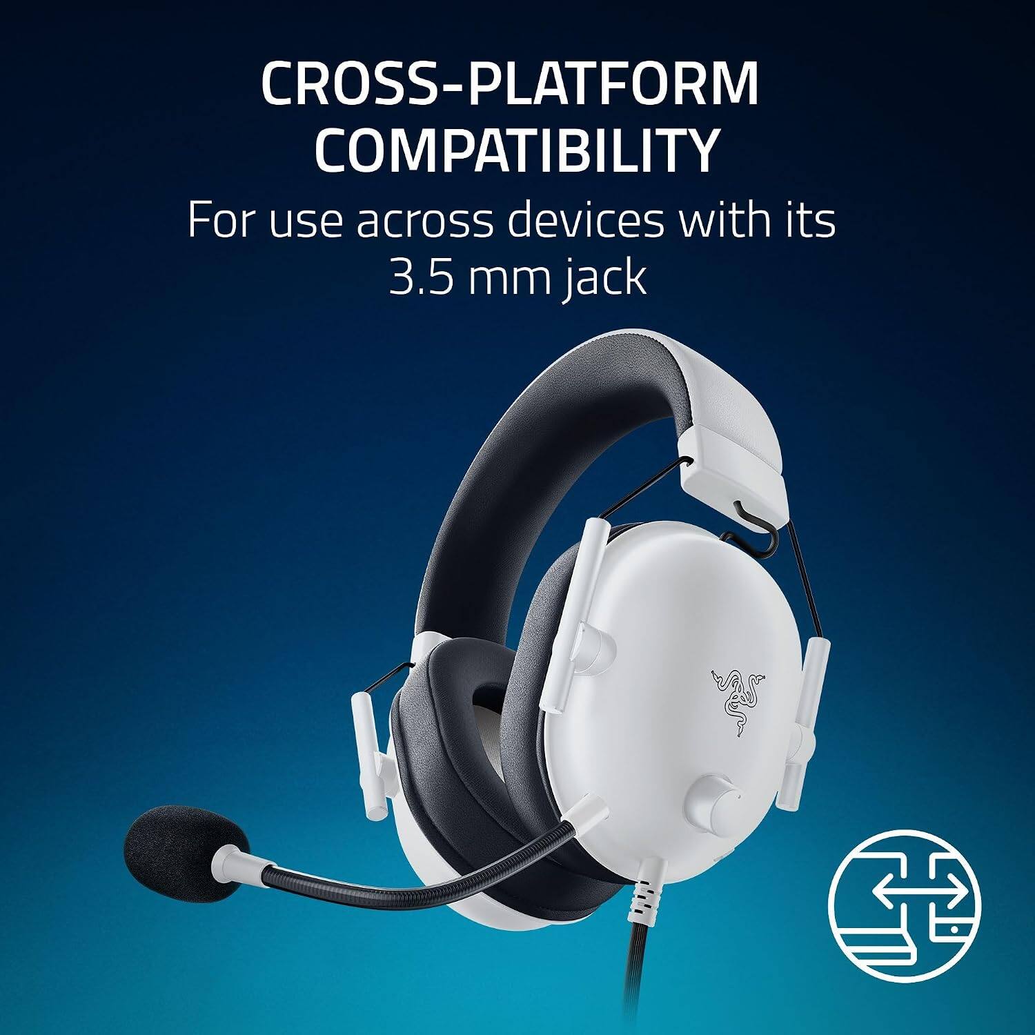 CROSS-PLATFORM COMPATIBILITY  
For use across devices with its 3.5 mm jack