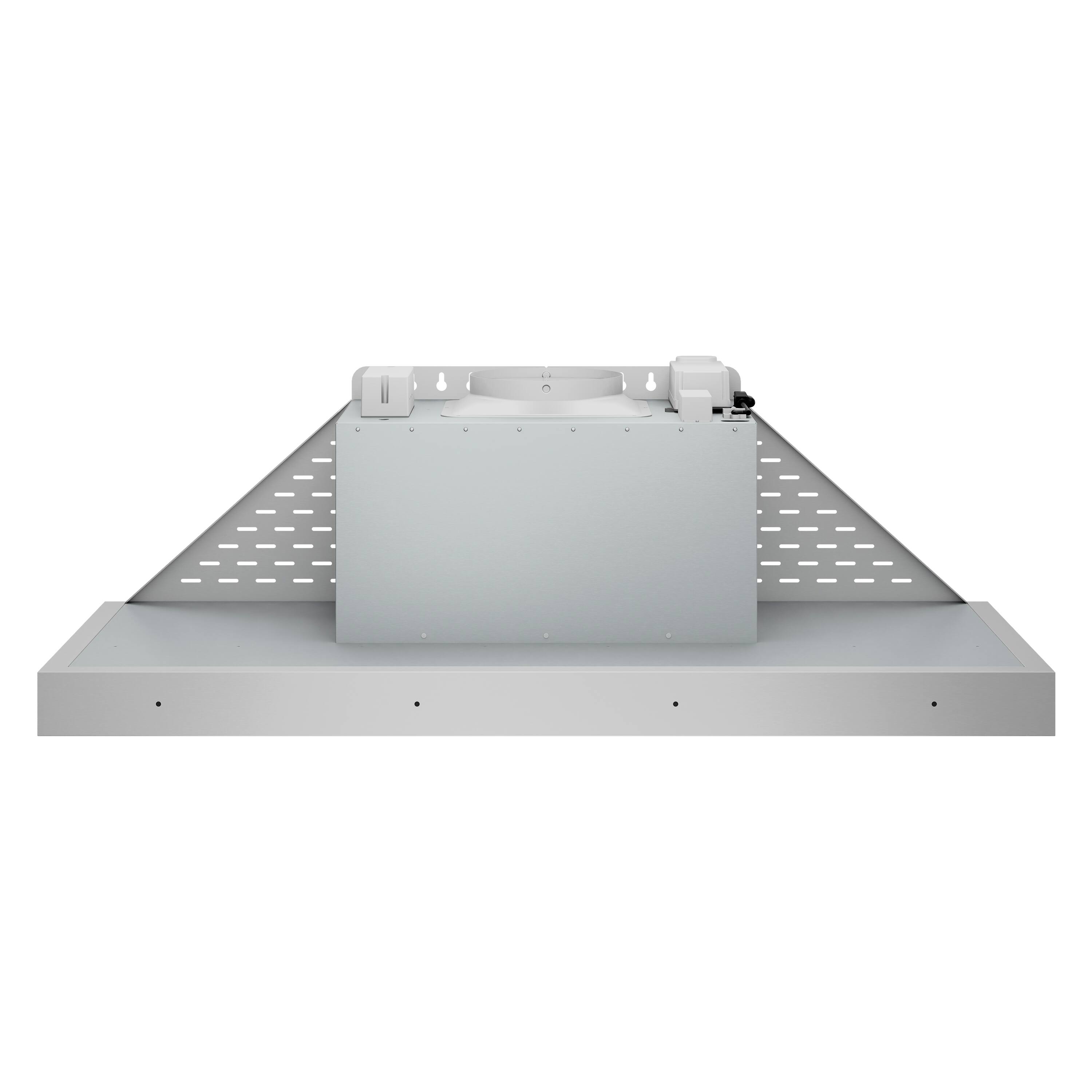 Front. ZLINE - ZLINE 46 in. DuraMount™ Ducted Wall Mount Range Hood Insert in Stainless Steel - Stainless Steel.