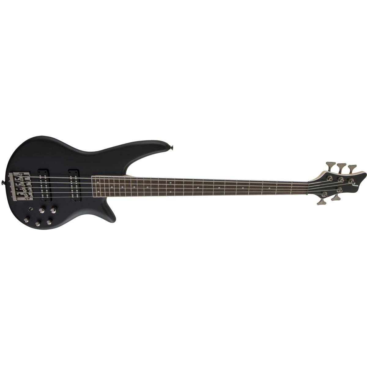 Alt View 3. Jackson - Jackson JS Series Spectra Bass JS3V Electric Guitar, Laurel Fingerboard, Satin Black.