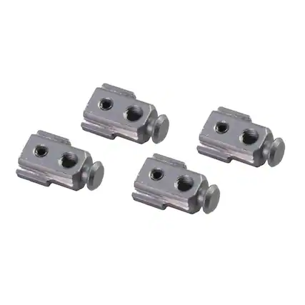 Front. Tether Tools - Tether Tools VersaMounts with Straps for AeroTrac Workstation, Silver, 4-Pack - Silver.