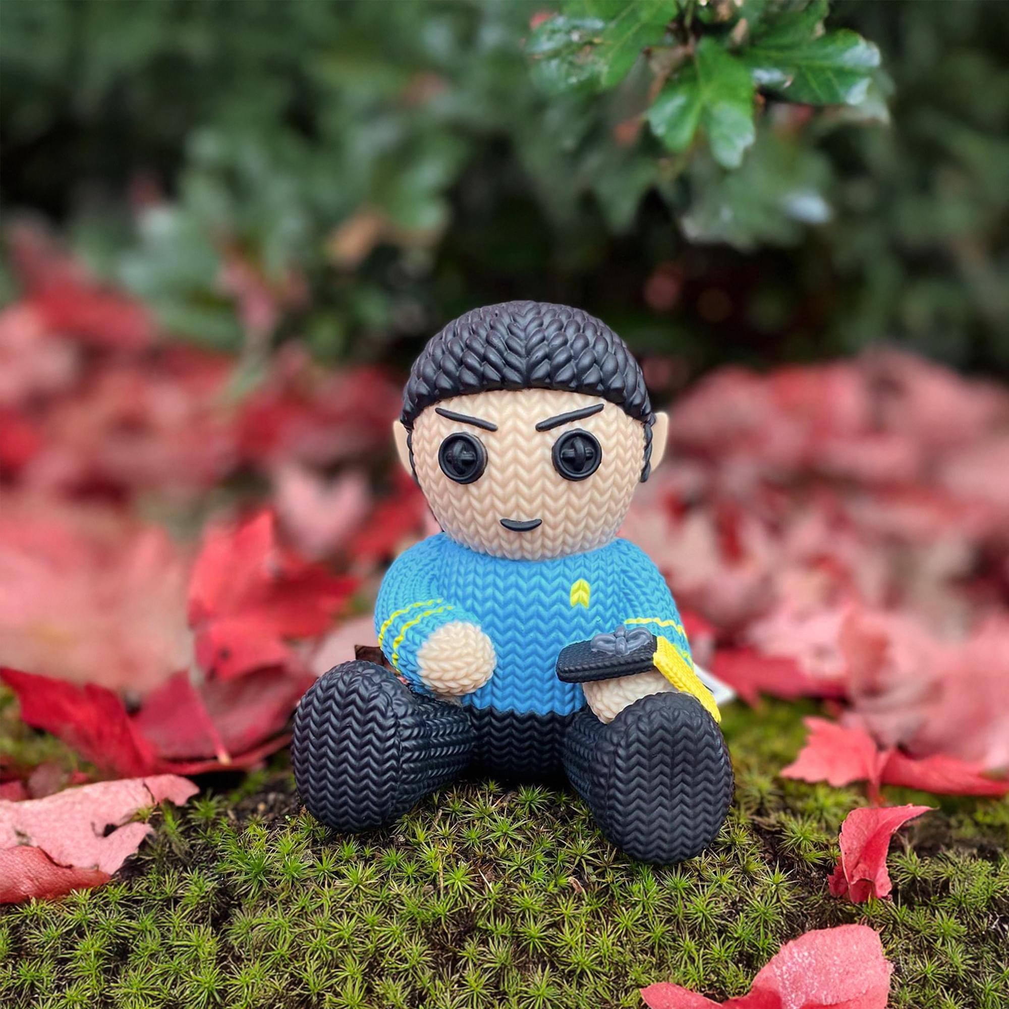 Alt View 2. Crowded Coop - Star Trek Handmade By Robots Vinyl Figure | Spock - Blue.