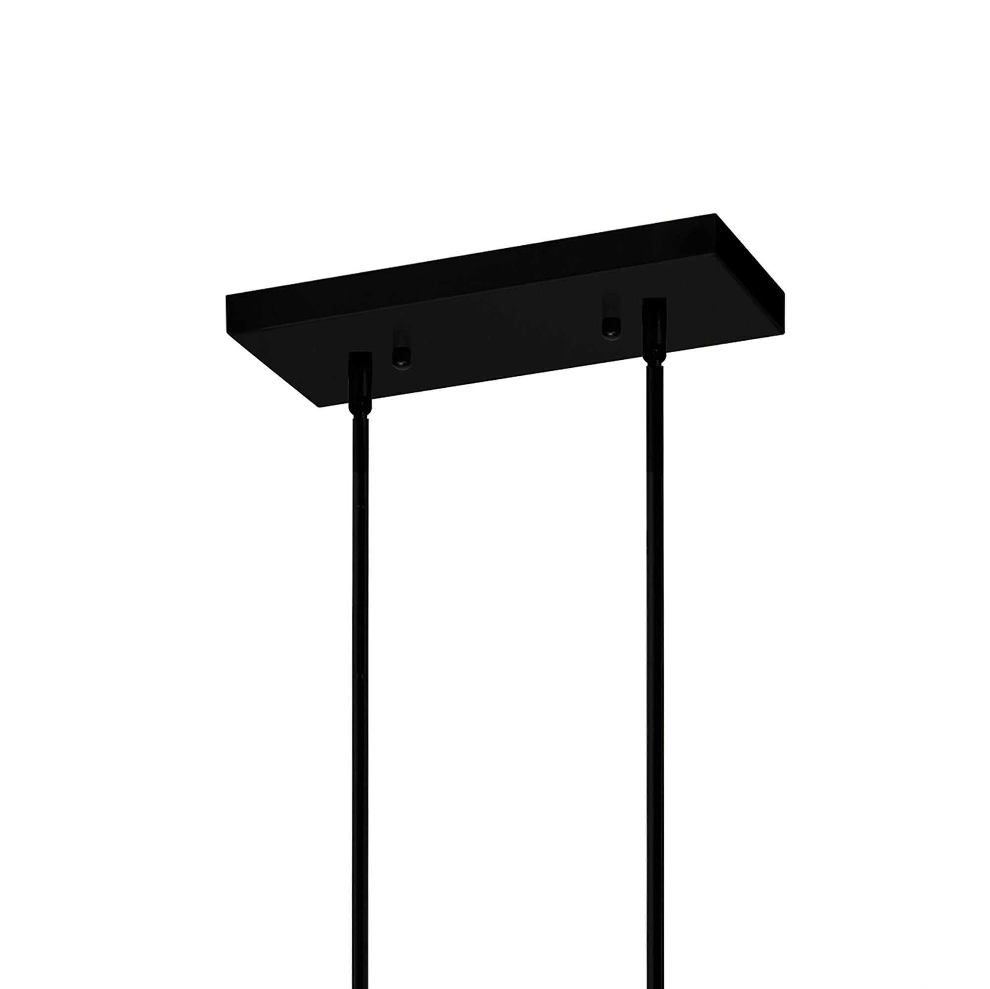 Alt View 1. CWI Lighting - Dragonswatch Integrated LED Black Island/Pool Table Light - Black.