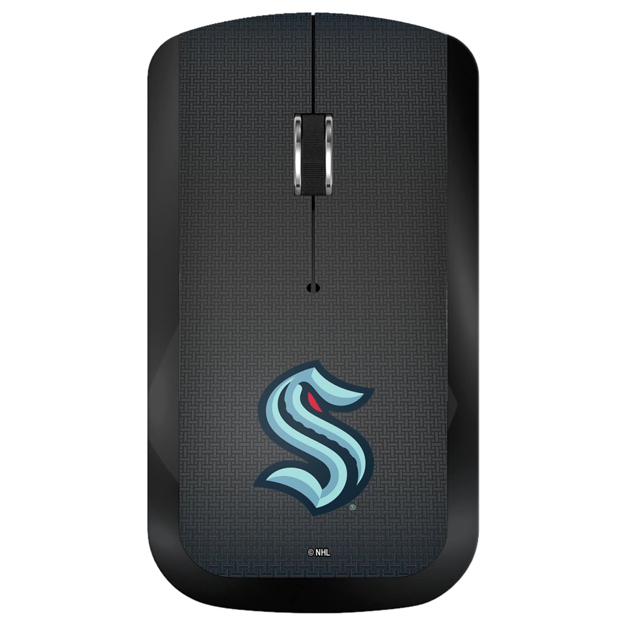 Front. Keyscaper - Seattle Kraken Wireless USB Computer Mouse - Black.