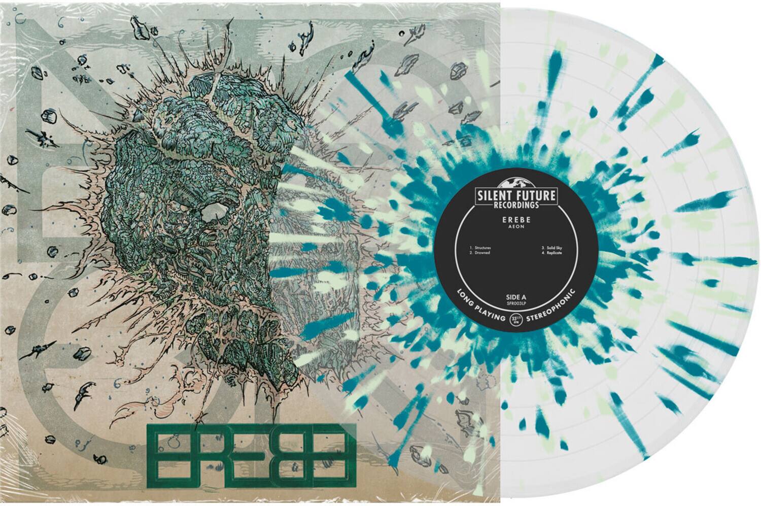 Erebe - Aeon (Clear Blue/White Splatter)   - VINYL LP price history on PriceWatchPro
