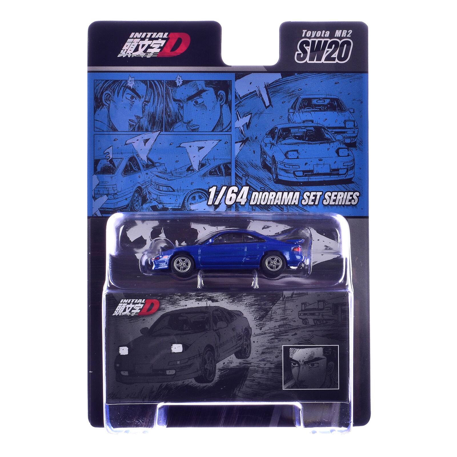 INITIAL D  
Toyota MR2 SW20  
1/64 DIORAMA SET SERIES