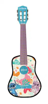 Lexibook - Disney Stitch Acoustic Guitar in Wood