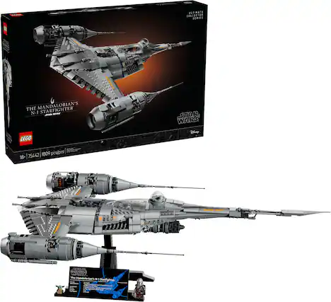 ULTIMATE COLLECTOR SERIES THE MANDALORIAN'S N-1 STARFIGHTER LEGO STAR WARS Disney 75442 1809 pcs/pzs 18+ T7 Cno STAR WARS The Mandalorian's N-1 Starfighter