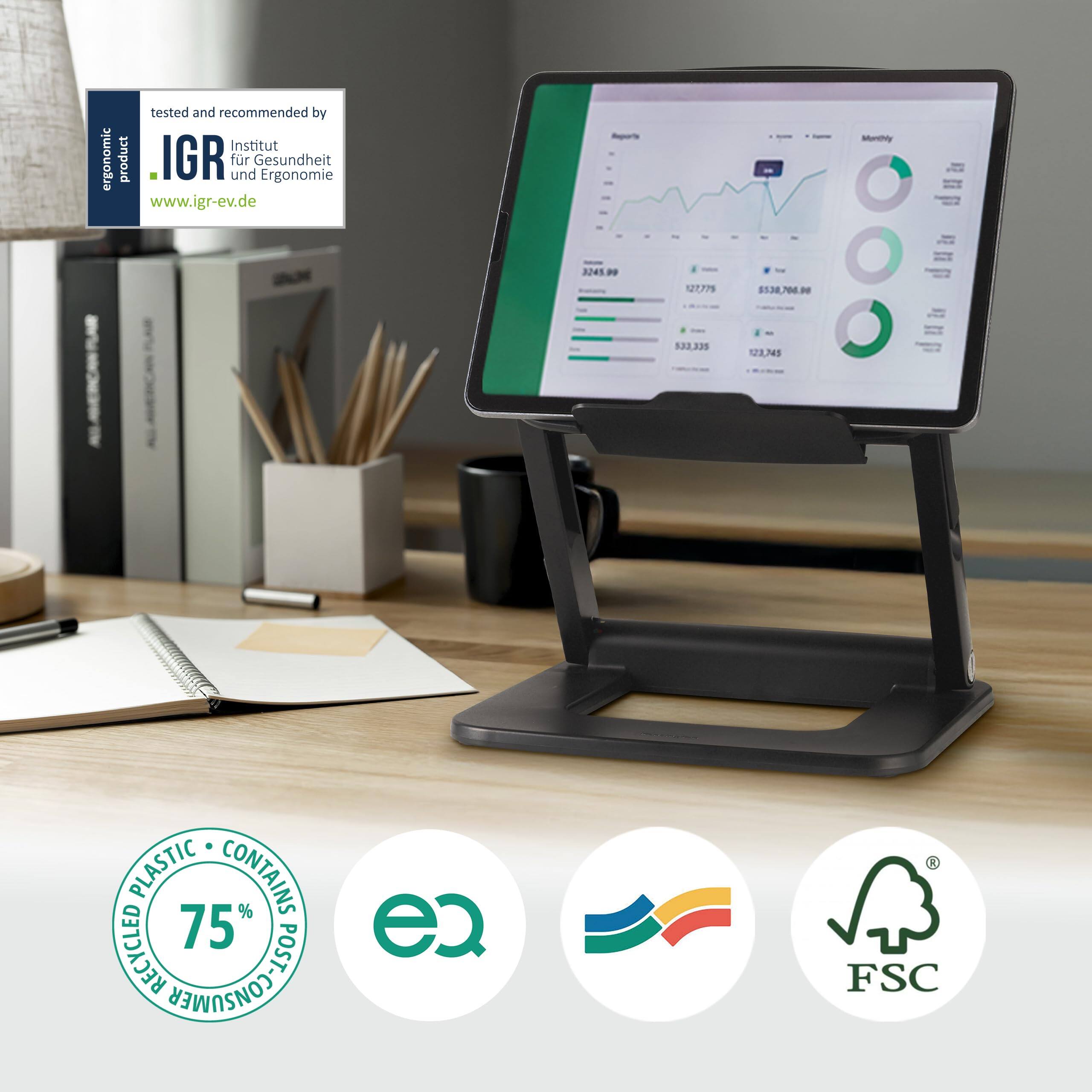 tested and recommended by Institut für Gesundheit und Ergonomie IGR fr www.igr-ev.de

PLASTIC CONTAINS RECYCLED 75% POST-CONSUMER

FSC