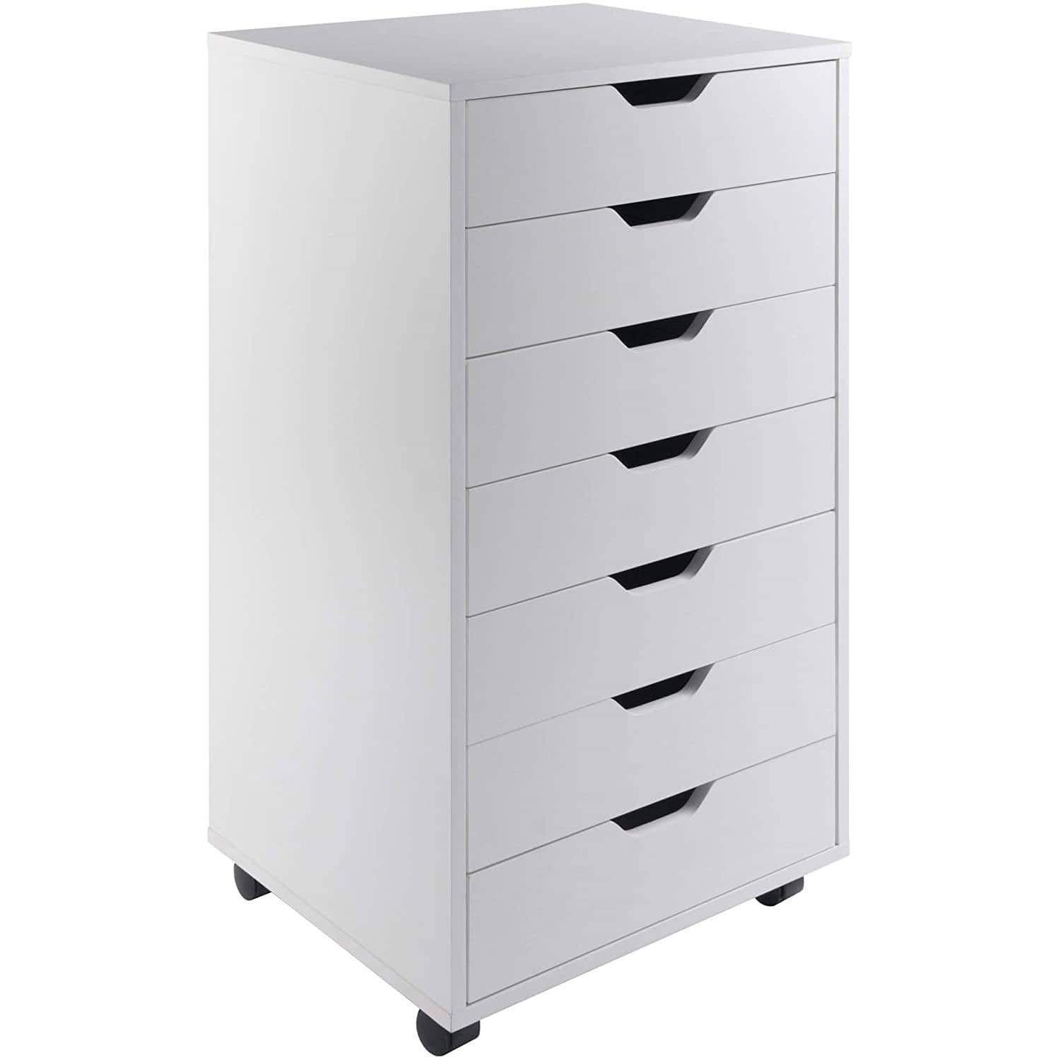 Hivvago - Modern Scandinavian Style 7-Drawer Storage Cabinet Chest - White