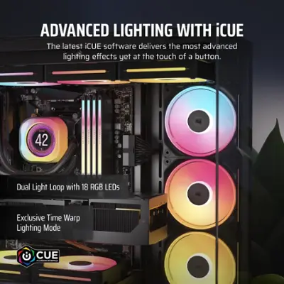 CORSAIR iCUE LINK LX120 R RGB 120mm PWM Reverse Blade Computer CORSAIR iCUE LINK LX120 R RGB 120mm PWM Reverse Blade Computer