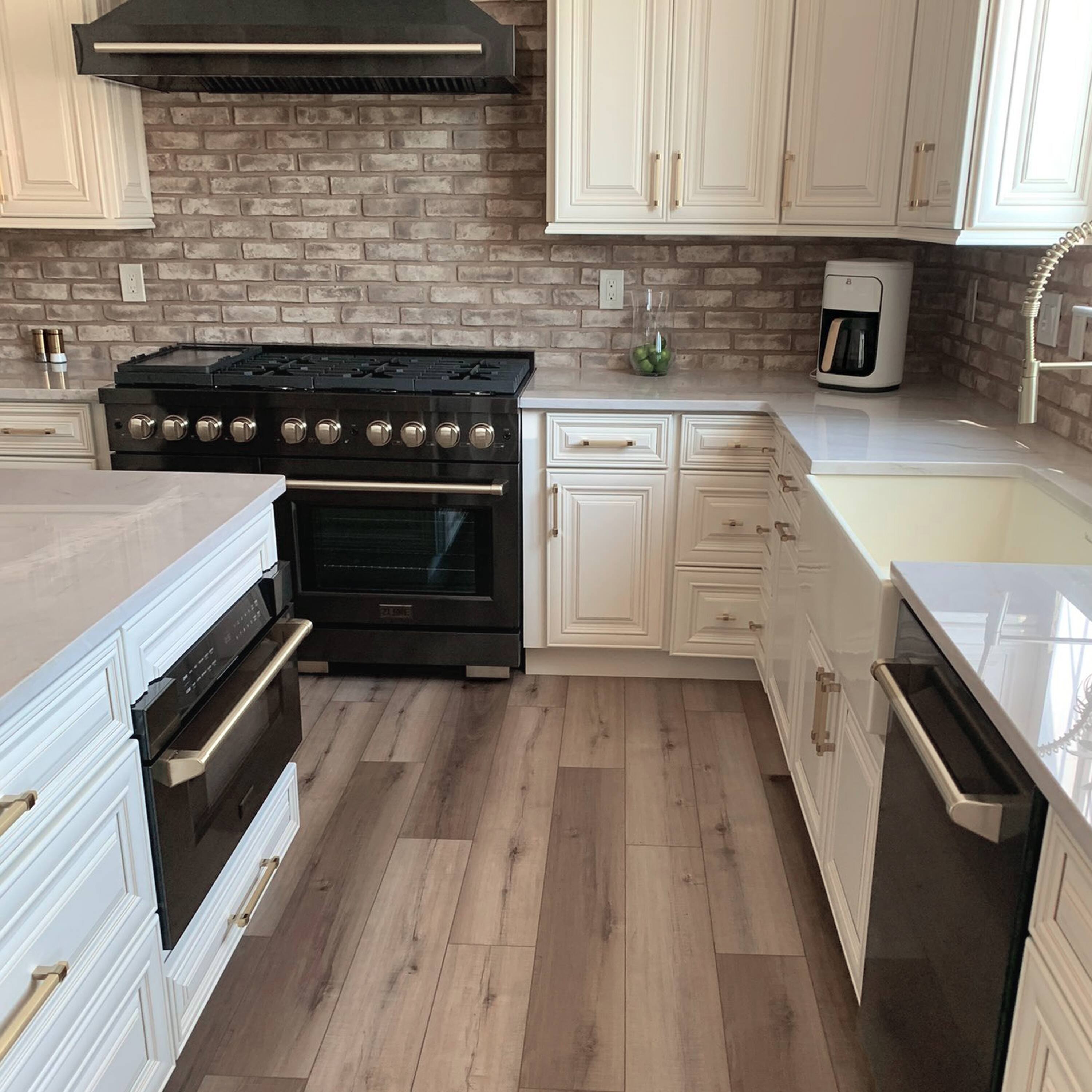 Alt View 7. ZLINE - Autograph 48" Paramount Black Stainless Gas Range w/ 8 Burners & Bronze Accents (SGRBZ-48-CB) - Black Stainless Steel.