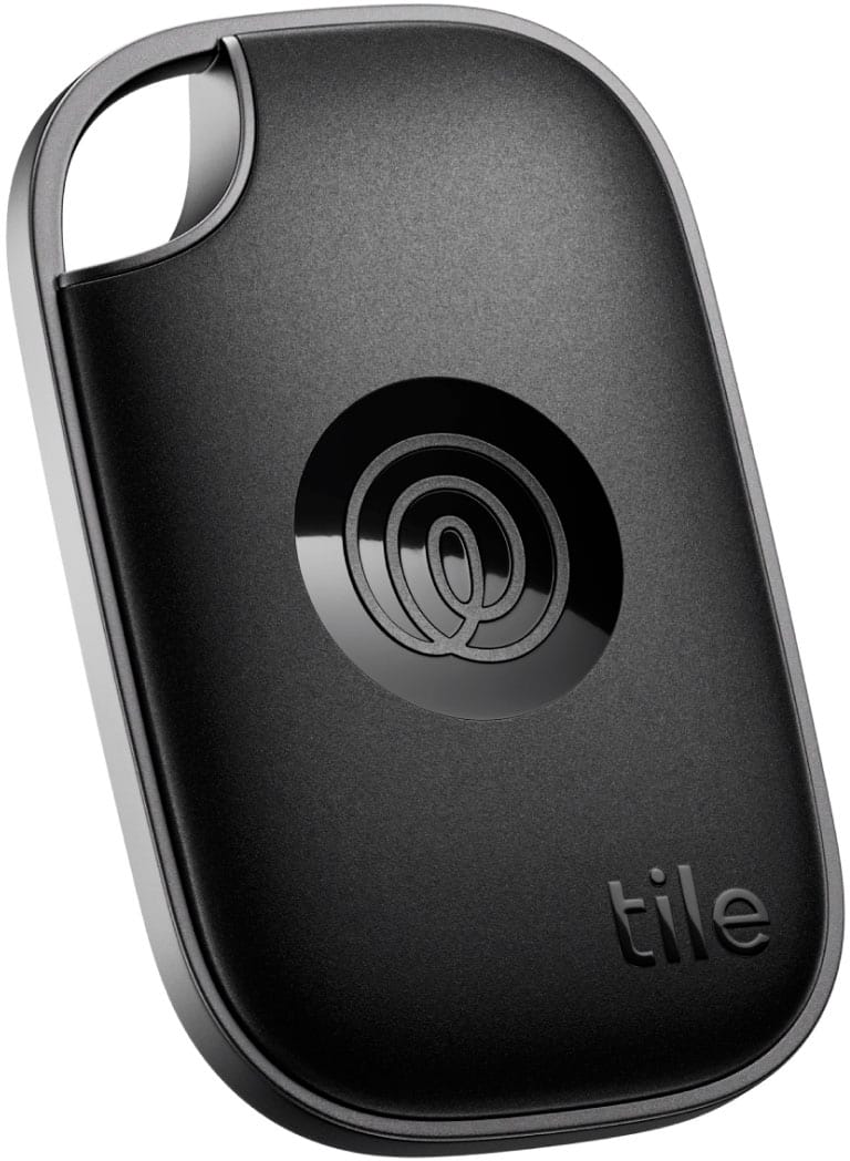 Angle. Tile by Life360 - Life360 Tile Pro Powerful Bluetooth Tracker, Key Finder and Item Locator. iOS & Android Compatible. 1-Pack - Black.