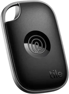 Tile by Life360 - Life360 Tile Pro Powerful Bluetooth Tracker, Key Finder and Item Locator. iOS & Android Compatible. 1-Pack - Black