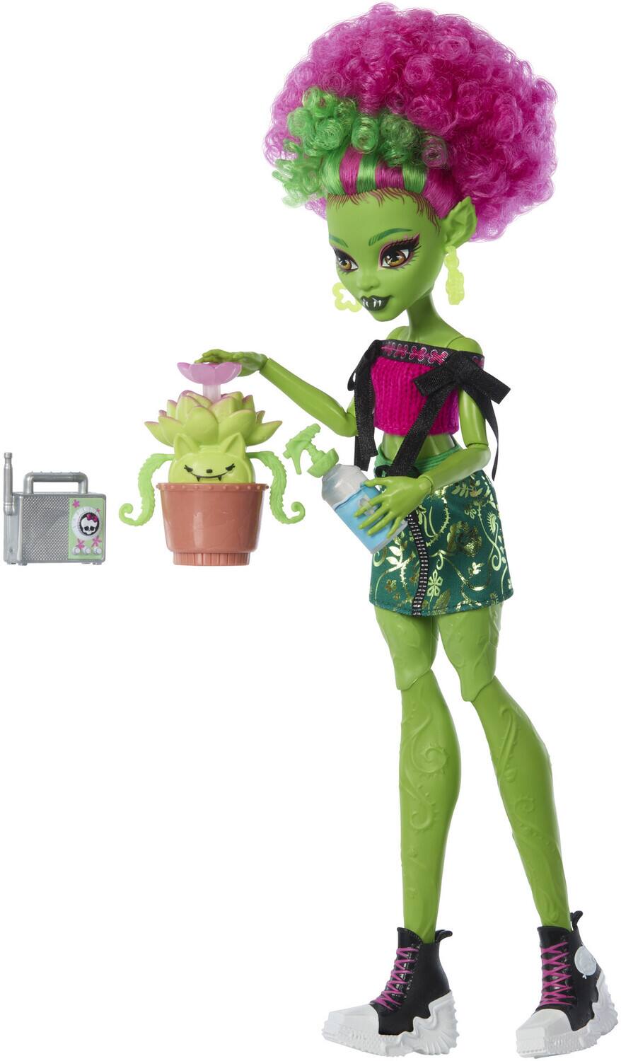 Alt View 2. Mattel - Mattel Collectible - Monster High Self-Scare Secrets Venus Mcflytrap Fashion Doll & Accessories   - COLLECTIBLES - Multicolor.