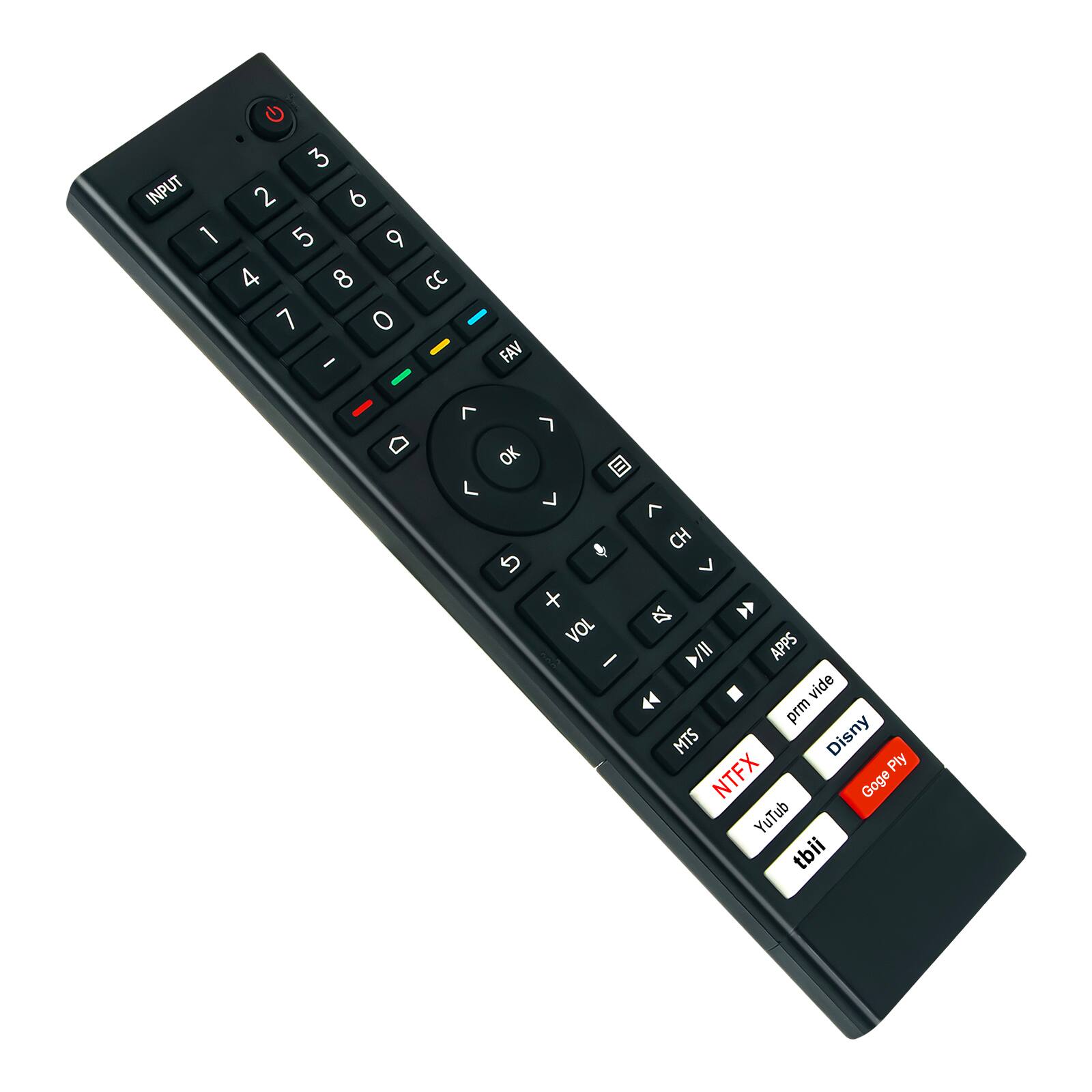 3 2 6 5 9 4 8 CC 7 0 -
FAV
0
7 7 OK  L  7 CH S + B VOL APPS 11/4 vide prm MTS Disny Ply NTFX Goge YuTub tbii