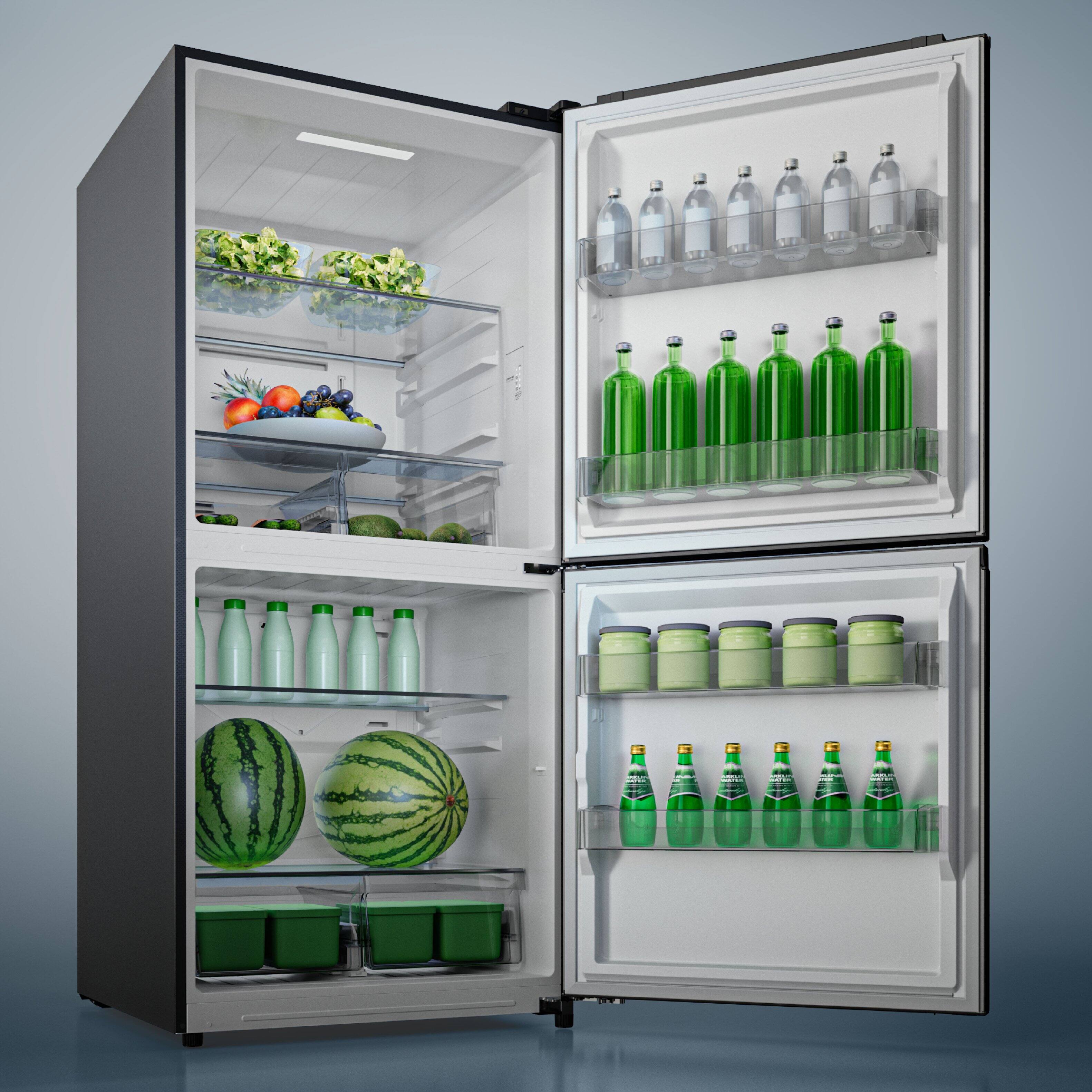 Alt View 14. Midea - 20 cu. ft. 50/50 Flex™ 3-in-1 Garage Ready Frost Free Convertible Freezer with Energy Star Certification - Stainless Steel.