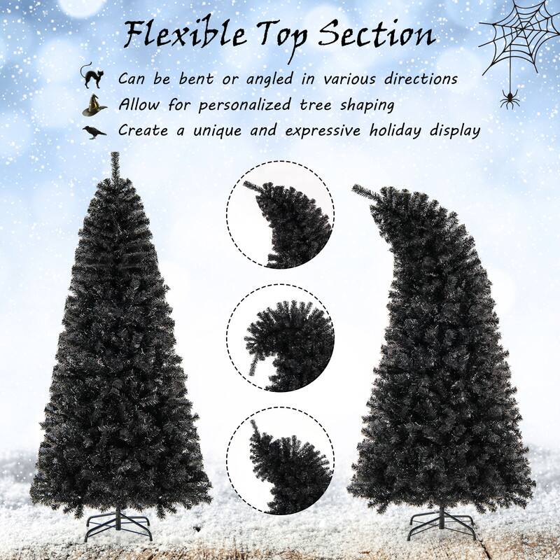 Flexible Top Section  
Can be bent or angled in various directions  
Allow for personalized tree shaping  
Create a unique and expressive holiday display