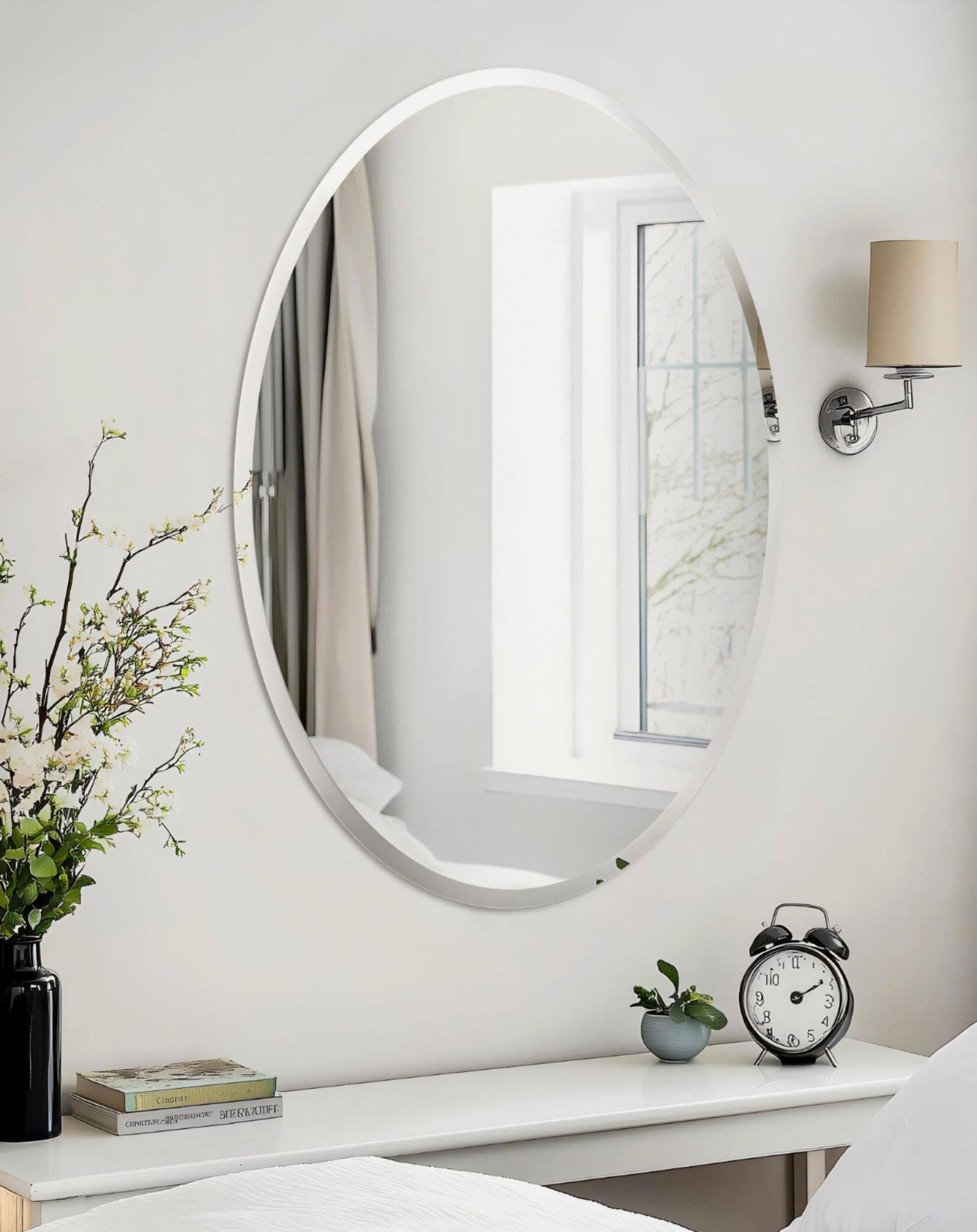 Silver-elliptical Oval 28"L x 20"W