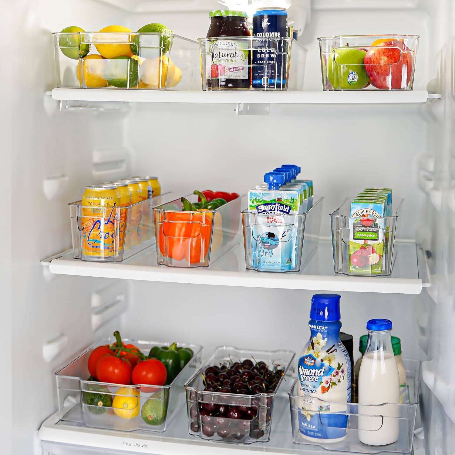 COLOMBE  
COW  
BRAZILIAN  
COFFEE  
NATURAL BREW  

Tangine  
Lemonade  

Skippy  
Field  
Light  

Apple & Eve  
Apple Juice  

Almond Breeze  
Vanilla  
Almond Milk  

TAMILLA  
Breeze  
Vanilla  
Almond Milk  

Fresh Drawer