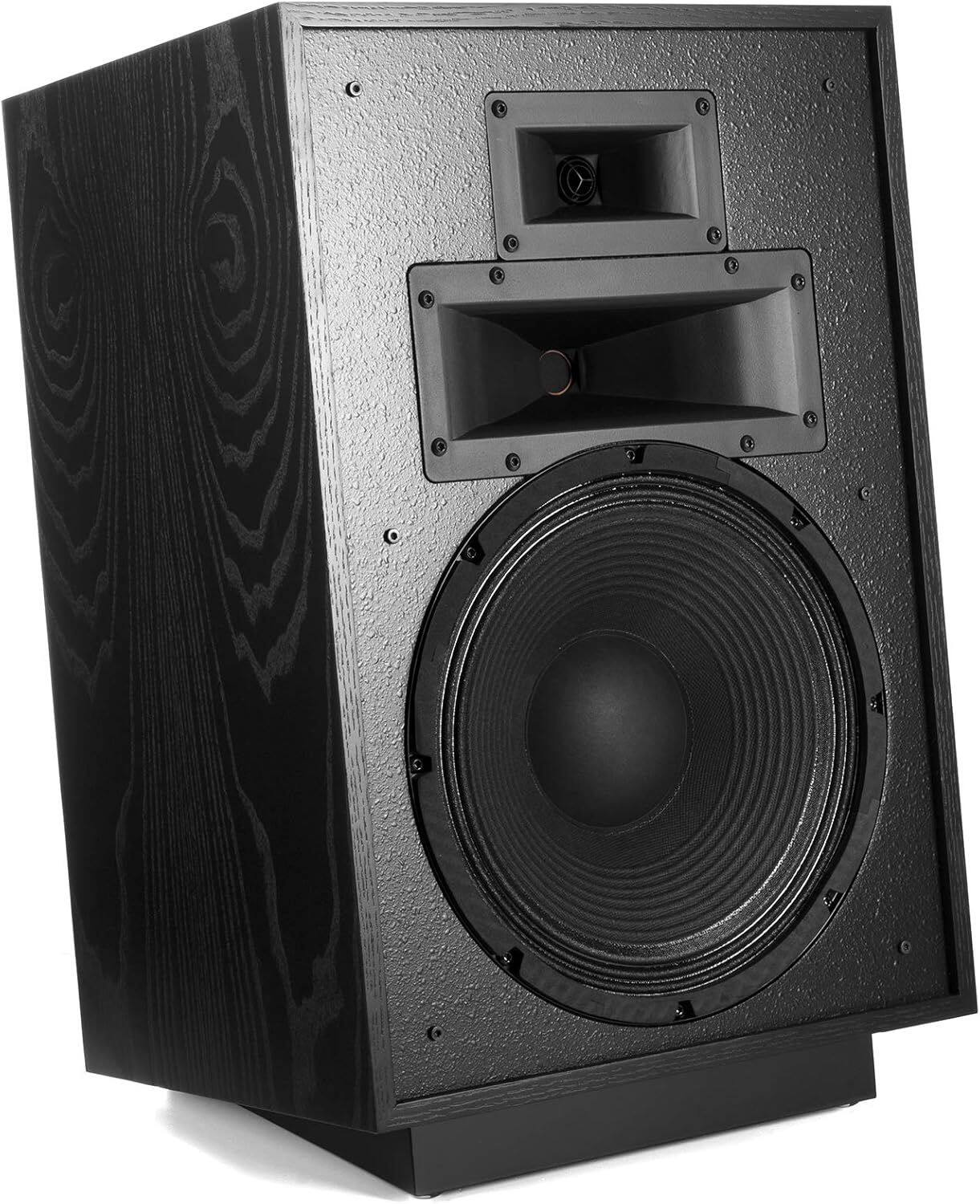 Angle. Klipsch - Klipsch Heresy IV Heritage Series Three Way Black Loudspeaker (Pair) (2020) - Black.