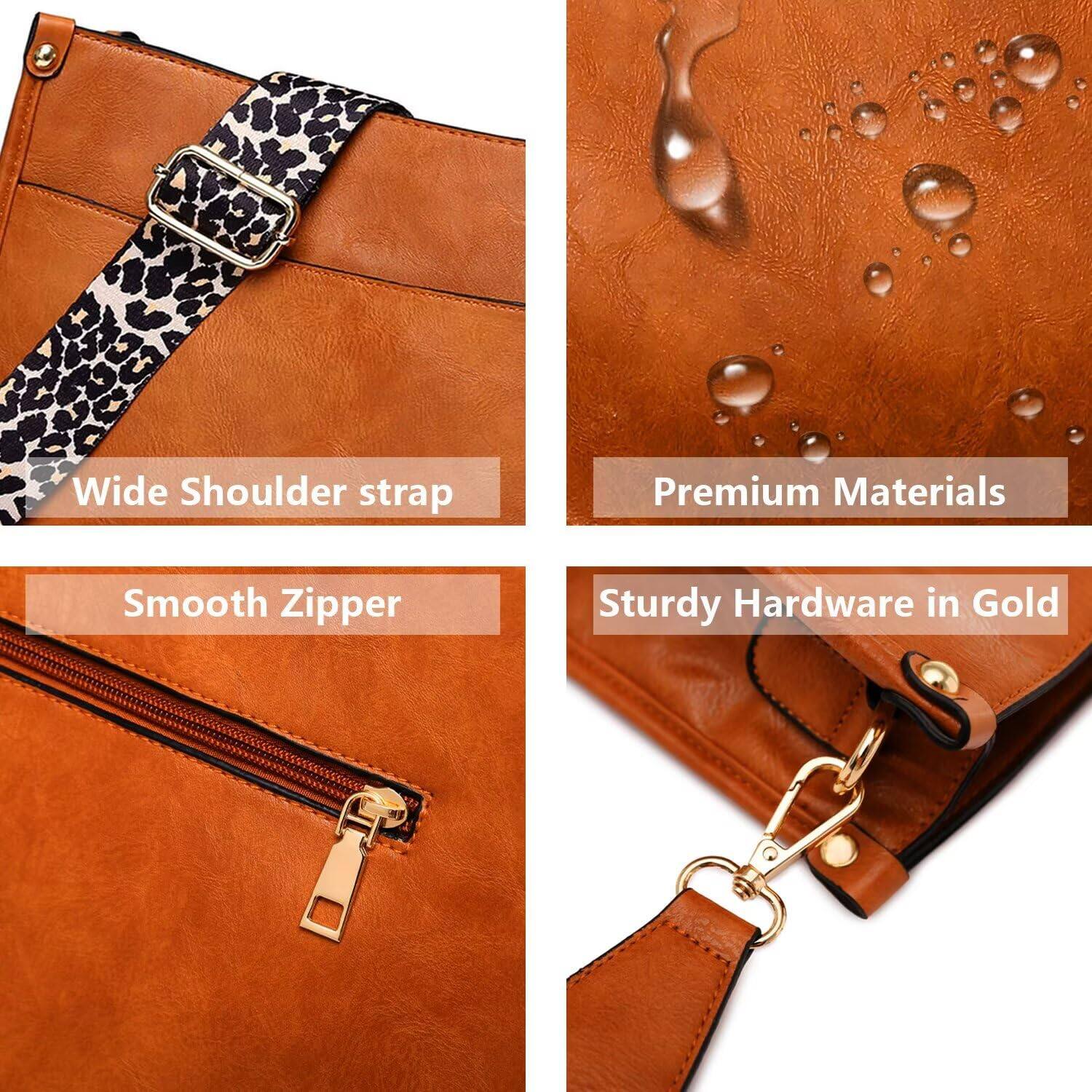 - Wide Shoulder strap
- Premium Materials
- Smooth Zipper
- Sturdy Hardware in Gold