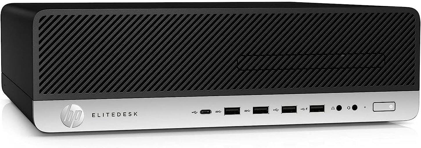 Alt View 2. HP - EliteDesk 800 G3 Intel Core i5-6500 3.2 GHz 8 GB DDR4 256 GB SSD Intel HD Graphics 530 Desktop - Black.