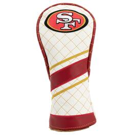 Team Golf - San Francisco 49ers Striped Quilted Fairway Headcover - Multicolor