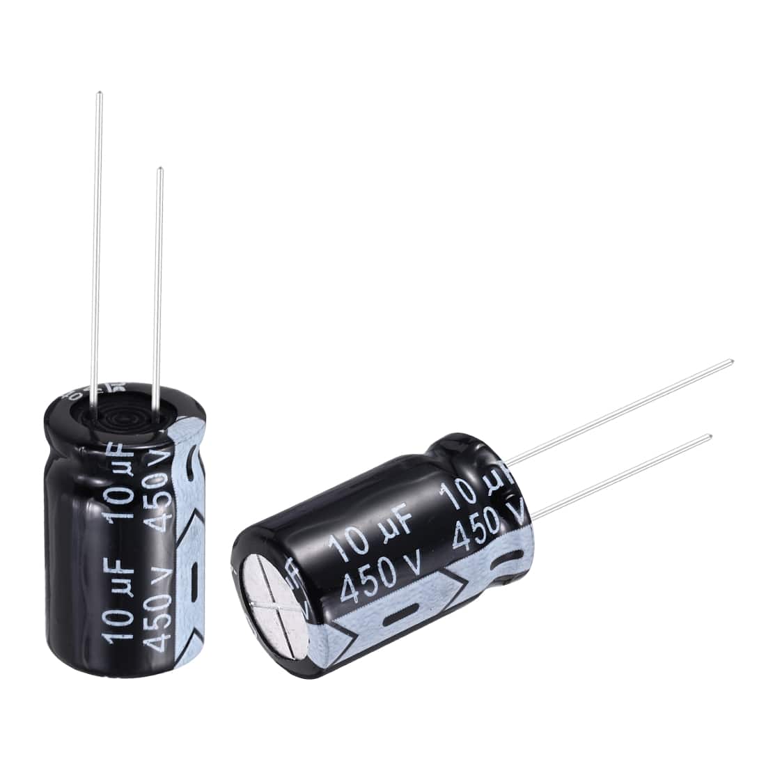 Unique Bargains - 10uF 450V 13x20mm Electrolytic Capacitor, Radial Leads Aluminum, 18pcs, 105C High Temp for TVs, LCD Monitor, VCD - Black price history on PriceWatchPro