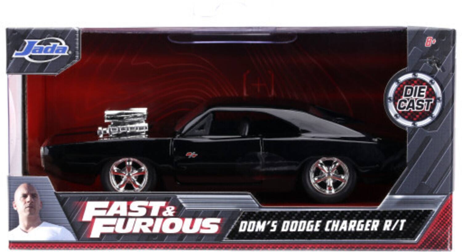Jada 8 DIE CAST FAST & FURIOUS DOM'S DODGE CHARGER R/T