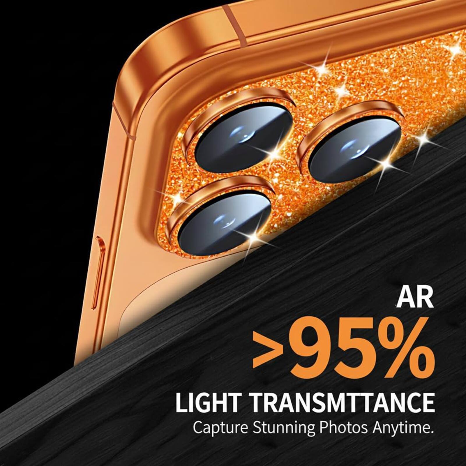 AR >95% LIGHT TRANSMITTANCE  
Capture Stunning Photos Anytime.