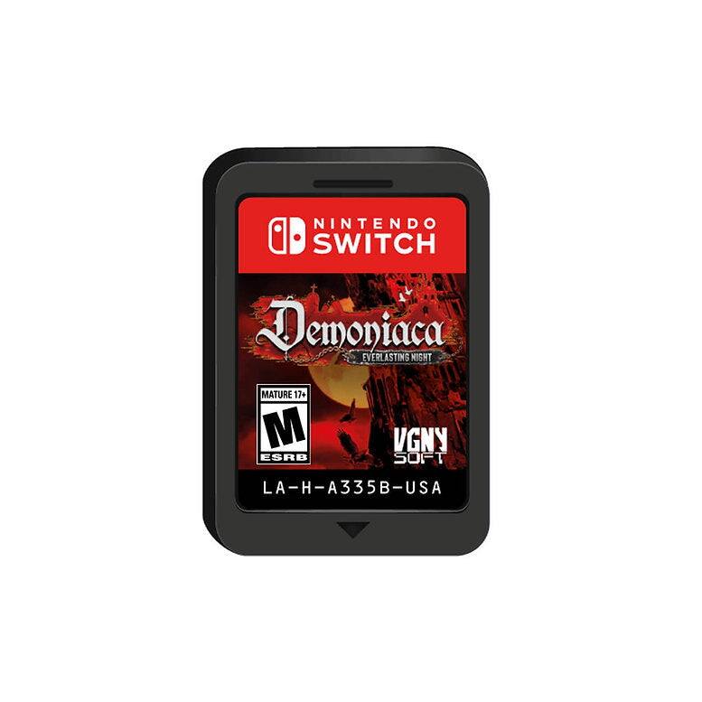 NINTENDO SWITCH  
Demoniaca EVERLASTING NIGHT  
MATURE 17+  
M VGNY ESRB  
SOFT  
LA-H-A335B-USA