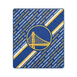 Pegasus - Golden State Warriors 60" x 70" Diagonal Lined Wordmark Ultra Soft Blanket - Multicolor