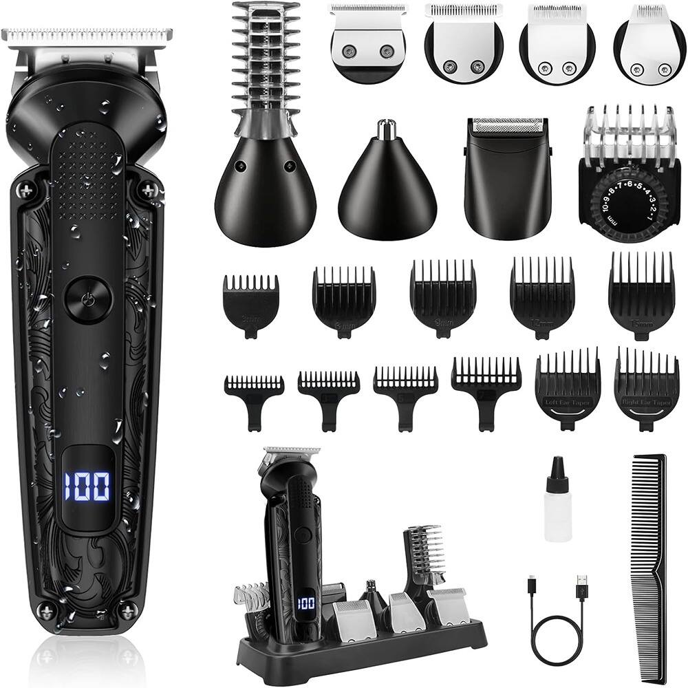 RTMB - Men's bearded trimmer, IPX7 Waterproof Electric Shaver Razor - Black price history on PriceWatchPro