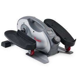 Sunny Health & Fitness - Smart Under Desk Mini Elliptical Exercise Trainer - Gray