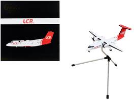 GeminiJets - Bombardier Dash 8-200 Commercial Aircraft LC Peru Tail Gemini 200 Series 1/200 Diecast Model Airplane - White with Red