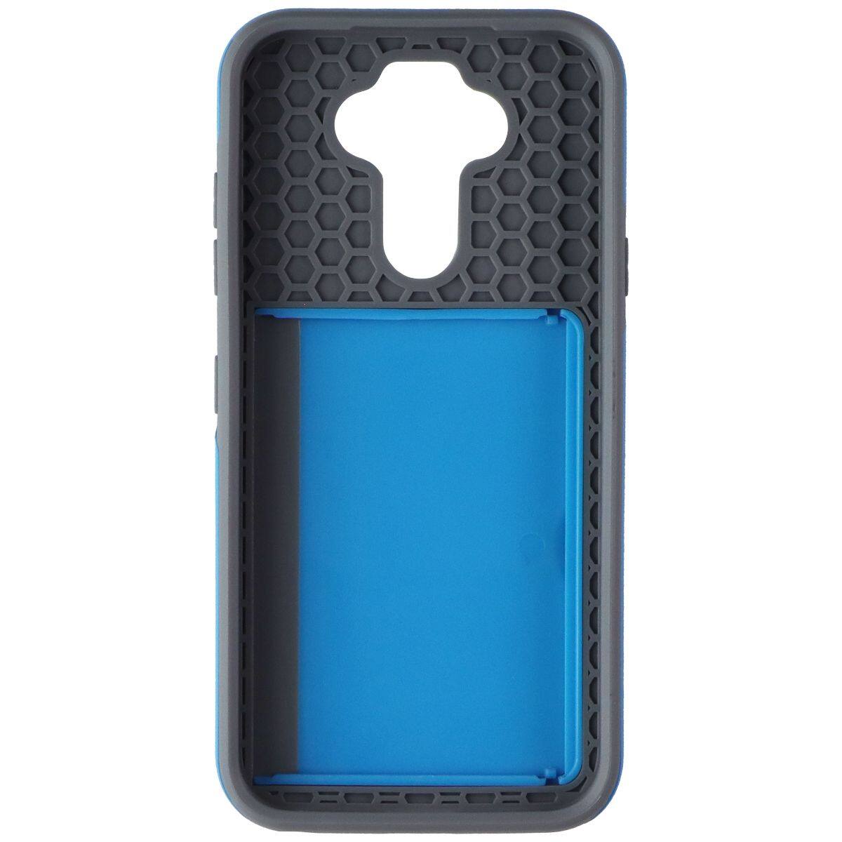 Front. Mybat - MyBat Pocket Hybrid Series Case for LG K31/Aristo 5/Fortune 3 - Sky Blue - Blue.