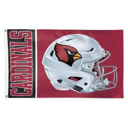 WinCraft - Arizona Cardinals 3' x 5' Helmet Deluxe Single-Sided Flag - Multicolor