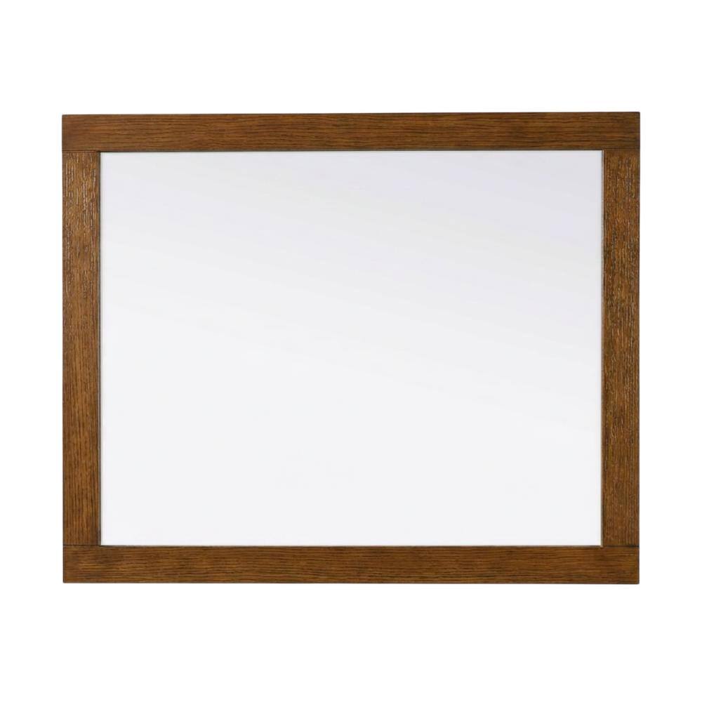 Elegant Kitchen and Bath - Noah Wooden Rectangle Mirror 22 x 32 - Brandy Walnut price history on PriceWatchPro