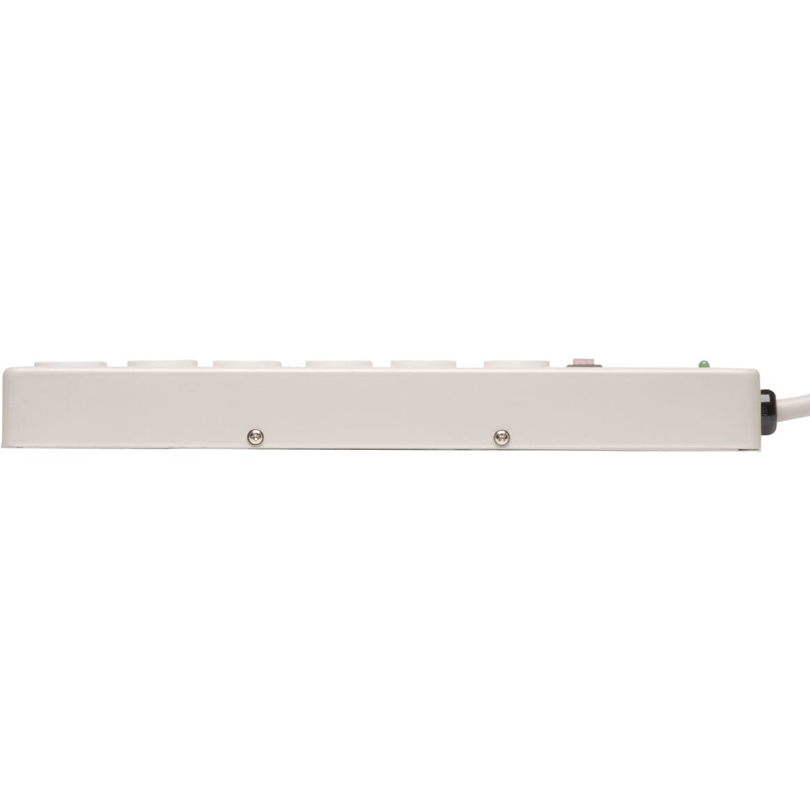 Alt View 4. Tripp Lite - Tripp Lite by Eaton Waber Industrial Surge Protector 6-Outlet 6 ft. (1.83 m) Cord 1050 Joules - Receptacles: 6 x NEMA - Gray.