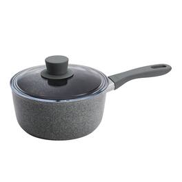 ZWILLING - Parma Plus Ceramic 2.9-qt Aluminum Ceramic Nonstick Saucepan with Lid - Gray