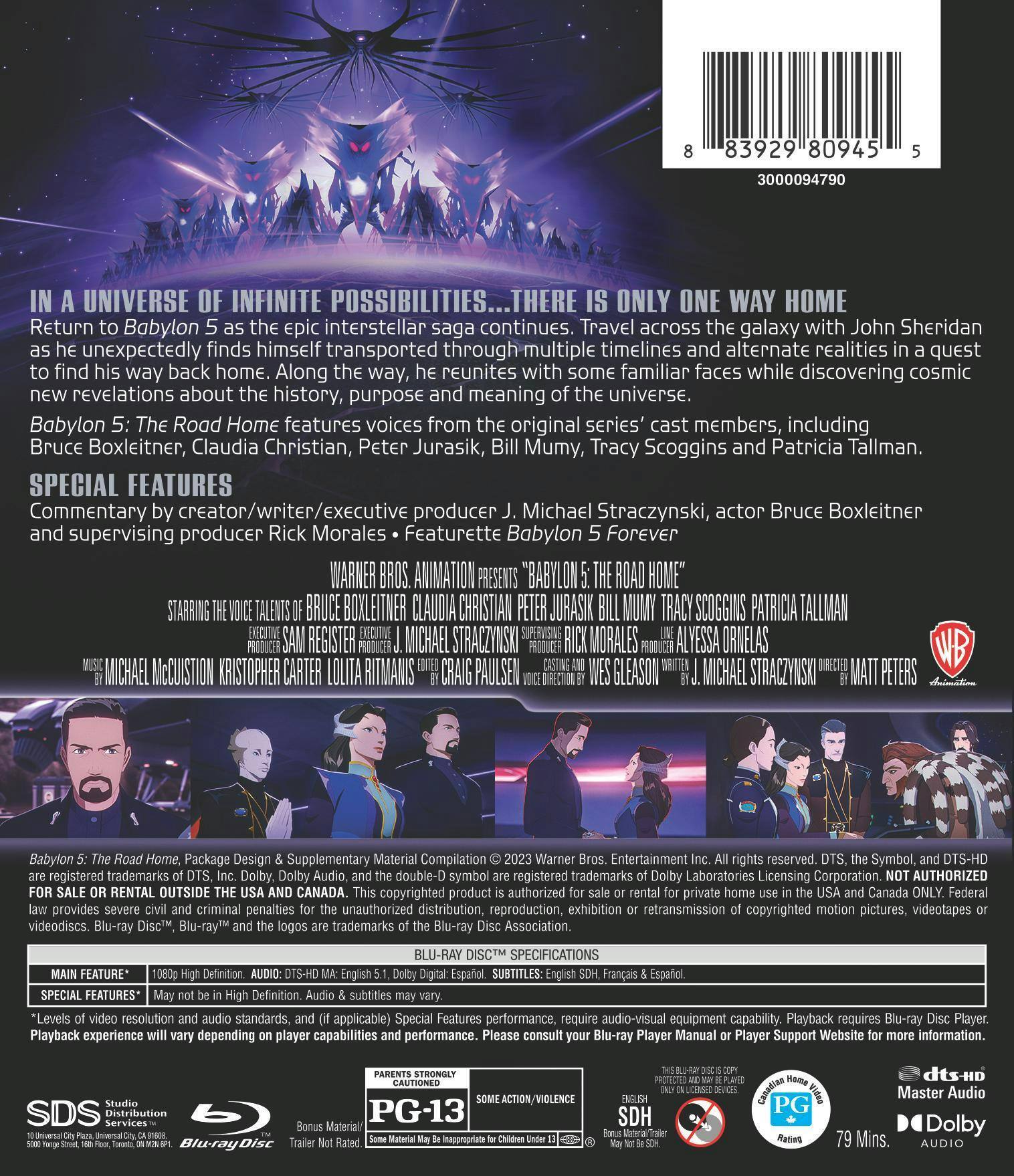 Back. Babylon 5: The Road Home [Blu-ray].
