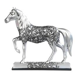 FC Design - 8"Wative Craved Horse Figurine with Base Computer Desk Tabletop Home Decor Gift - Multi-Color