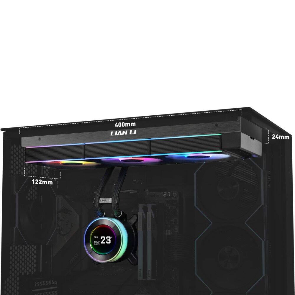 Lian Li Hydroshift II 360 CL RGB Liquid CPU Cooler 360mm AIO 3X