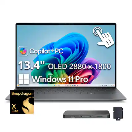 Copilot+ PC 13.4" OLED 2880 x 1800 Windows 11 Pro 1 | - | - - - / Snapdragon Elite X - - - - I - - Copilot PC
