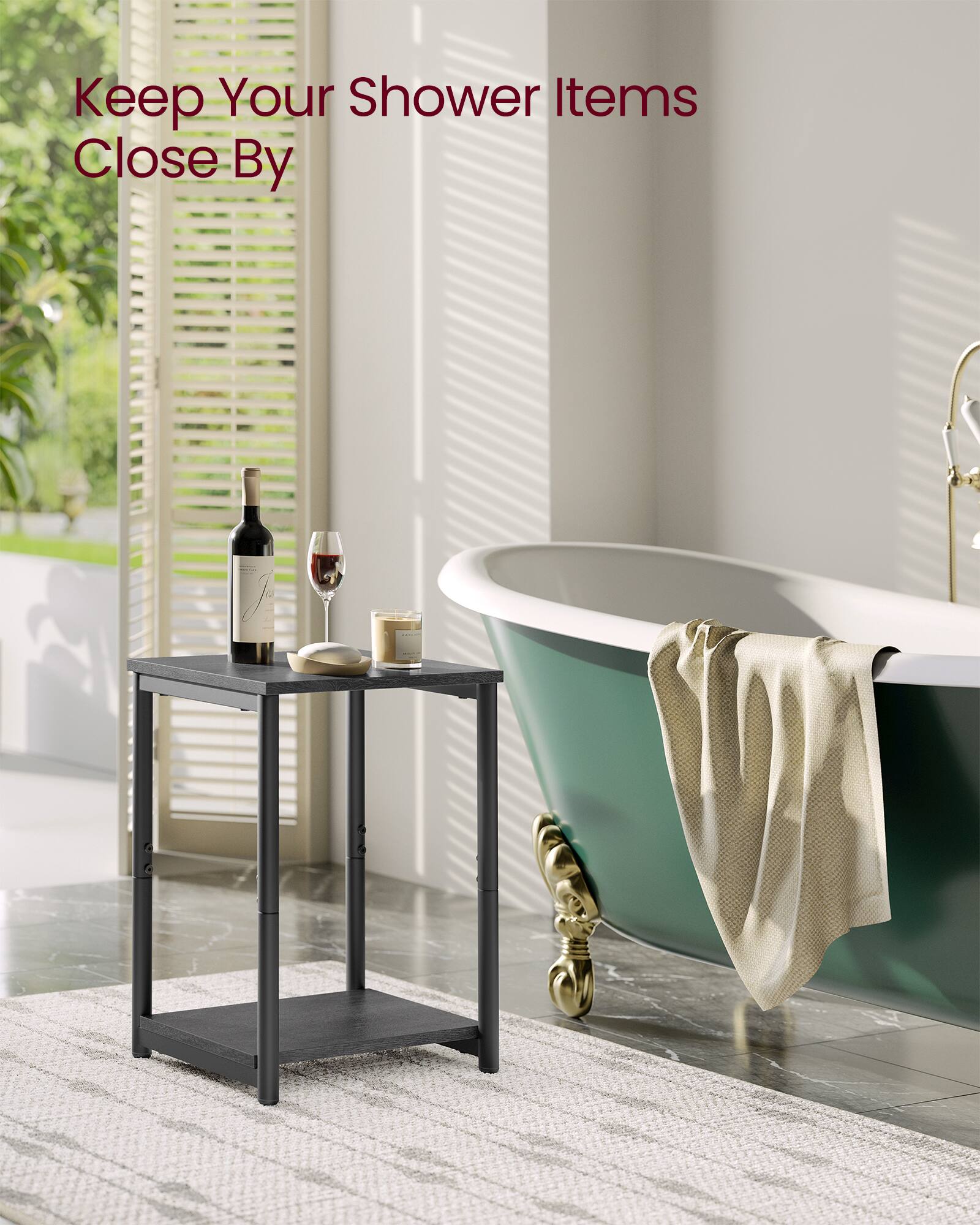 Keep Your Shower Items Close By