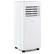 Alt View 7. Costway - Portable Air Conditioner Cools up to 300 sq.ft 9000 BTU 3 in 1 AC Unit with Fan Dehumidifier Sleep Mode 6250 BTU - White.