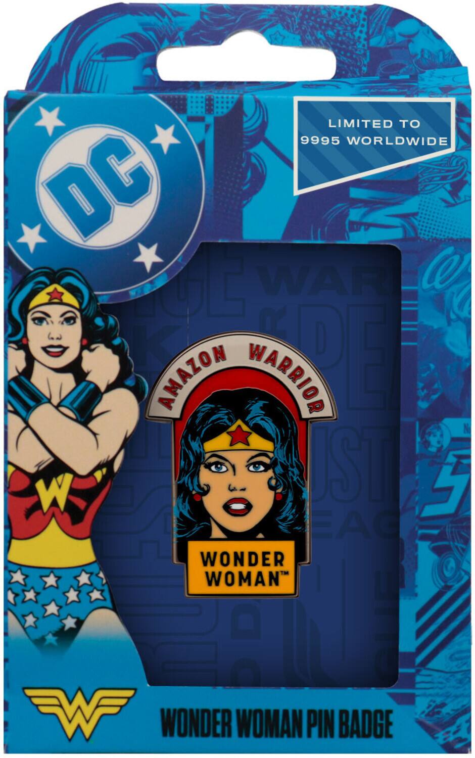 LIMITED TO 9995 WORLDWIDE DC AMAZON WARRIOR DE WONDER WOMAN PIN BADGE