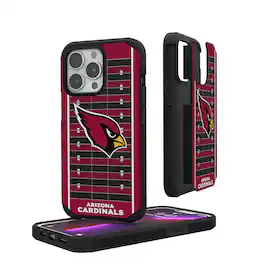 Keyscaper - NFL - Arizona Cardinals iPhone Rugged Field Design Case - 15 Plus - Multicolor
