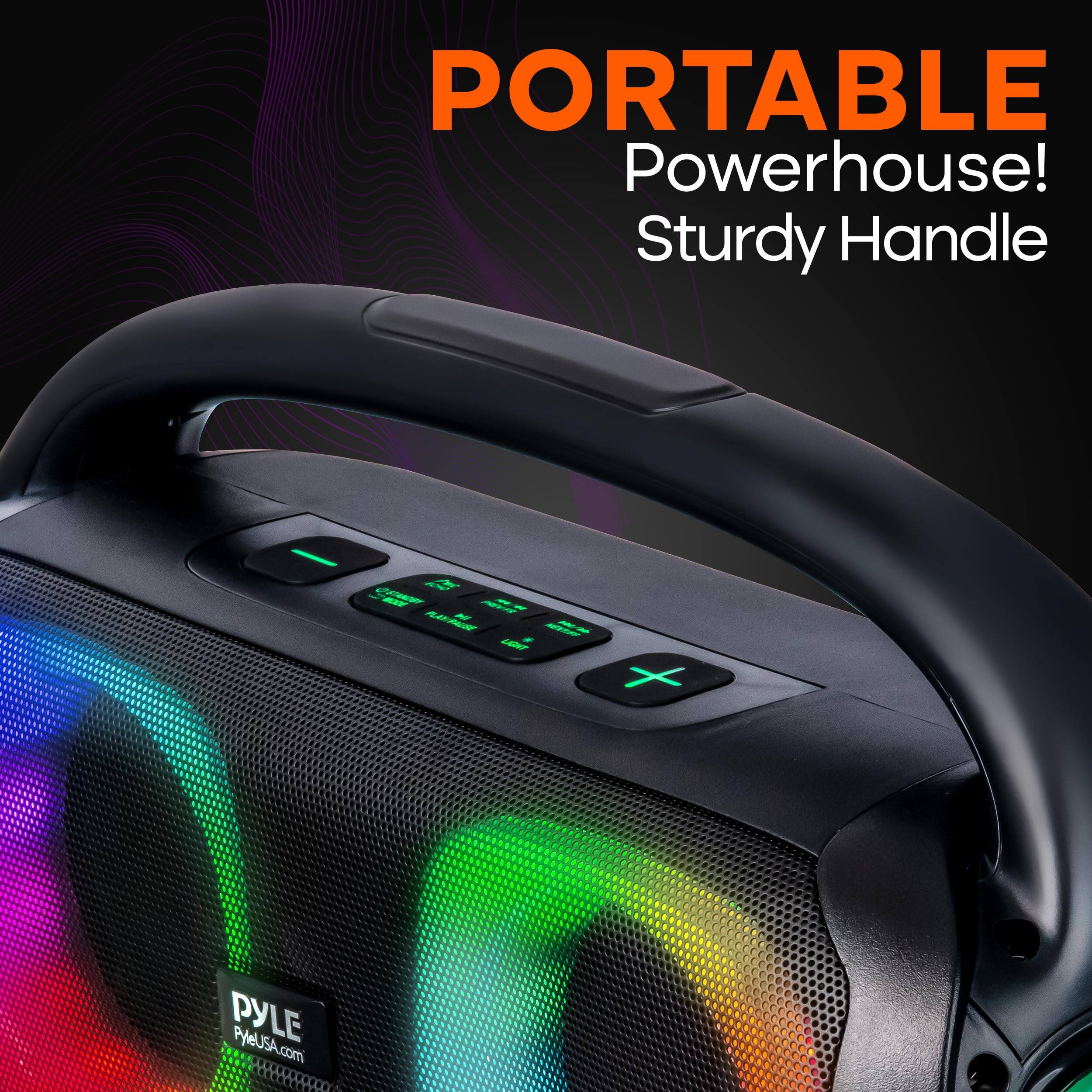 PORTABLE Powerhouse! Sturdy Handle PYLE PylUSA.com